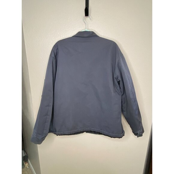 Red Kap Mens Insulated Work Jacket Zip-Up Style 2XL Dark‎ Gray Quilted Collared - Picture 4 of 5